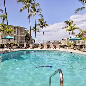 Apartment Cozy With Lanai And Ocean View!, Kailua-Kona